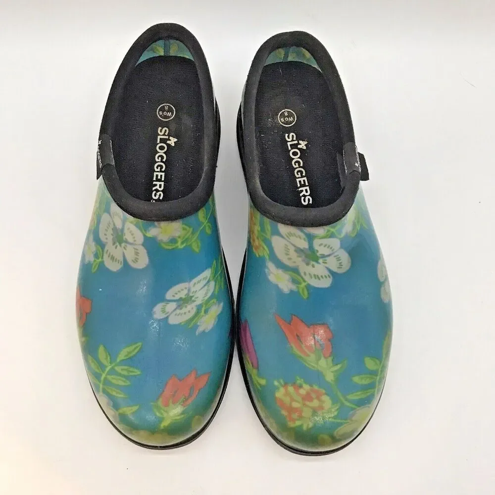 Sloggers floral blue